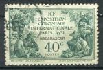 Timbre Colonies Franaises MADAGASCAR 1931  Obl  N 179  Y&T Exposition Paris