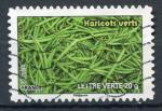 Timbre FRANCE 2012 Adhsif  Obl  N 742  Y&T Haricots Verts