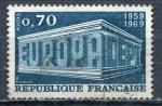 Timbre FRANCE 1969   Obl   N 1599  Y&T  Europa 1969