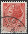 Italie - 1953/54 - Yt n 649 - Ob - Srie courante monnaie syracusaine 10 lires 