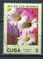 Timbre  CUBA  1988  Obl  N  2835   Y&T   Fleurs Marguerites
