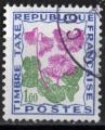 France Taxe 1964; Y&T n 102; 1,00F, fleurs des champs, soldanelle des Alpes