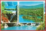 Croatie : Parc national des lacs de Plitvice - Carte crite 1985 TBE