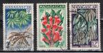 Madagascar / 1957 / Produits agricoles / YT n 332  334 oblitrs