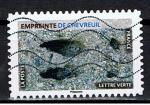 France / 2021 / Empreinte de chevreuil  / AA YT n 1966 oblitr