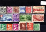 Lot de timbres oblitrs de Suisse SU2471