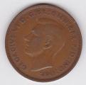 Pice 1 Penny Grande-Bretagne 1939