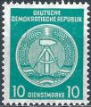Allemagne Orientale - 1958 - Y & T n 50B Timbres de service - MNH