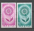 Europa 1964 Italie Yvert 907 et 908 neuf ** MNH
