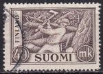 finlande - n° 387  obliteré - 1952