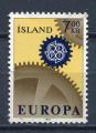 Timbre ISLANDE  1967   Obl   N 364   Y&T  Europa 1967