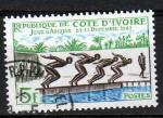 COTE D'IVOIRE N 201 o Y&T 1961 Jeux d'Abidjan (Natation)