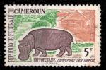 Cameroun Yvert N345 Oblitr 1962 Hippopotame