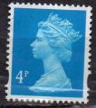 Royaume Uni :Y.T.1730 - Elisabeth II - 4p bleu turquoise-neuf sans gomme  - 1999