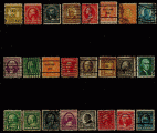 Etats-Unis - oblitr - 24 timbres personnages amricains clbres
