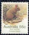 Australie 1981 Used Rongeur Greater Stick-nest Rat Leporillus conditor