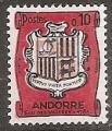 andorre franais - n 155  neuf** - 1961/71