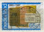 PAYS BAS N 1152 o Y&T 1981 Centenaire de la cration des services postaux de l