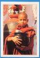 CPM documentaire imprim au dos BIRMANIE Jeune Moine Bouddhiste
