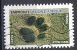 France 2021 - YT A 1957 -  Empreintes d'animaux Empreinte de Lion d'Afrique 