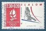 N2676 Jeux Olympiques d'Albertville 1992 - Slalom oblitr
