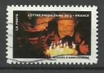 France timbre oblitr anne 2012 srie "la fte du feu : Bougies d'Anniversaire