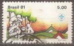 bresil - n 1465  obliter - 1981