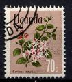 Timbre  OUGANDA  1969   Obl    N 90   Flore Fleur