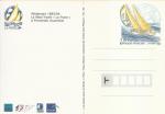 Entier carte postale 2831-CP2 Les Postiers autour du Monde - neuf**