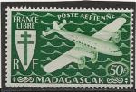 MADAGASCAR anne 1943 PA Y.T N60 NEUF* cote 2 Y.T 2022 