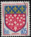 France 1962 Oblitr Used Armoiries Blason Amiens Y&T FR 1352 SU
