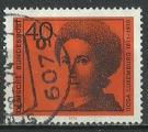 RFA 1974; Y&T n 643; 40p, clbrit, Rosa Luxemburg