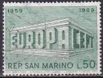 saint-marin - n 732  obliter - 1969