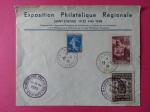 EXPOSITION PHILATELIQUE REGIONALE 1938 SAINT ETIENNE - YT 386 279