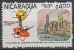 NICARAGUA N 1299 o Y&T 1983 Fracap 83 Congrs de la fdration des radioamateur
