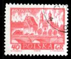 Pologne Yvert N1055 Oblitr 1960 POZNAN
