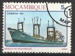 Mozambique 1981 Y&T n 836; 5 m, Bateau, cargo