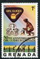 Timbre de GRENADE  1976  Obl   N  675  Y&T  Scoutisme