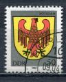 Timbre  ALLEMAGNE RDA  1985  Obl   N 2559   Y&T  Armoiries