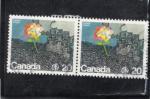 Timbre Canada Oblitr / 1976 / Y&T N600 (x2).