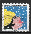 FRANCE - 2015 - Yt n° A1197 - Ob - Bonne année : femme sous la neige