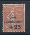 France N250* (MH) 1928 - Caisse d'Amortissement