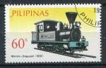 Timbre des PHILIPPINES 1984  Obl  N 1412  Y&T  Trains Locomotives