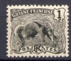 Timbre Colonies Franaises GUYANE 1904 -1907 Neuf **  N 49   Y&T
