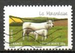 France Oblitr Adhsif Yvert N957 Vache Mirandaise 2014