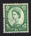 Royaume Uni 1952 Oblitration ronde Queen Reine Elisabeth Type Wilding Tudor