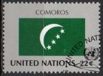 NATIONS UNIS (New York) N 492  Y&T 1987 Drapeau des Comores