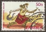 zambie - n 252  obliter - 1981 (abim)