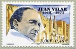 Timbre de 2001  Jean Vilar 1912-1971  - N 3398