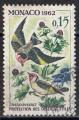 Monaco 1962; Y&T n 583; 0,15F, oiseau, chardonneret lgant